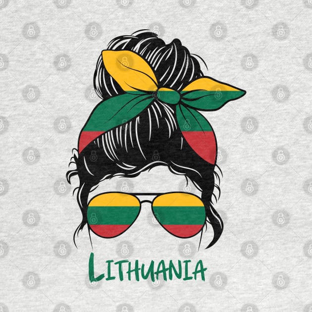 Lithuania girl, Lithuania Flag, Lithuania gift heritage,  Lithuanian girlfriend, by JayD World